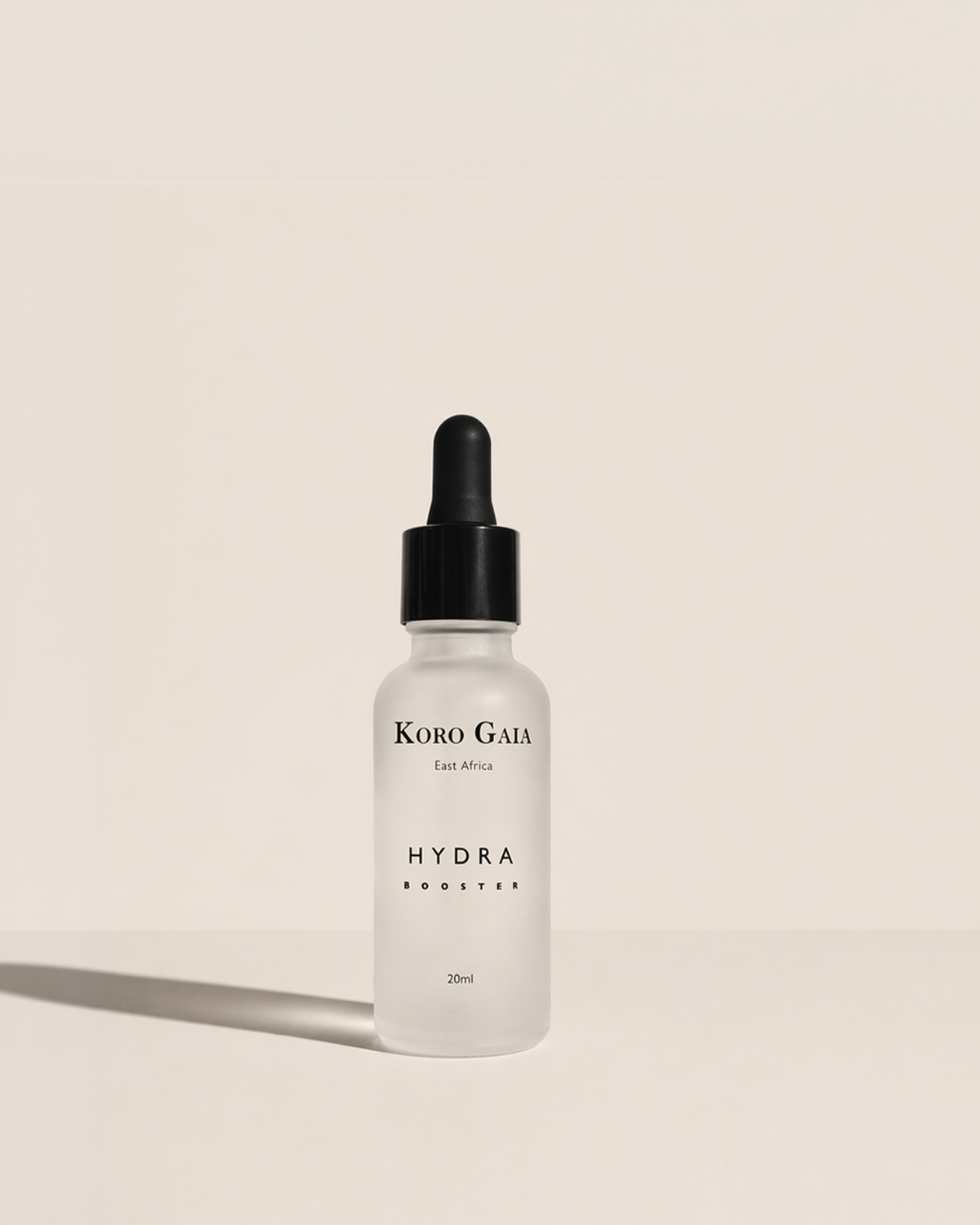 Koro Gaia HYDRA serum bottle — daily hydrating serum with glycerin and sodium PCA