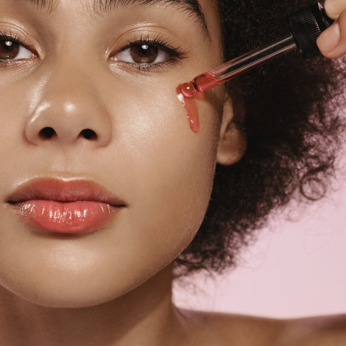 BHA salicylic acid serum applied to skin, targeted treatment for congested pores